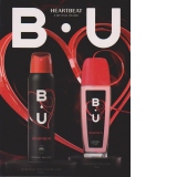 Set BU Heartbeat, Dama: Parfum pentru corp, 75 ml + Deodorant Spray, 150 ml