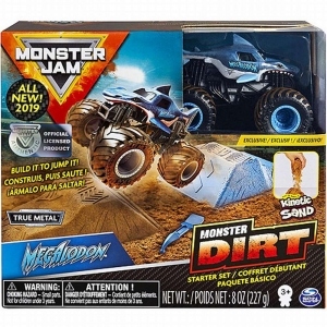 Monster Jam Set Camioneta cu Nisip Megalodon