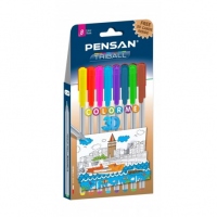 Pix Pensan Triball color me 3D set 8 1003/3D