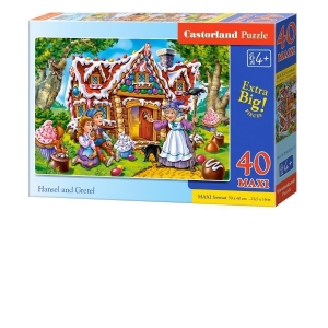 Puzzle Castorland 40 piese MAXI Hansel and Gretel
