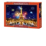Puzzle Castorland 1000 piese Turn Eiffel