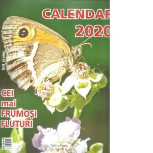 Calendar 2020. Cei mai frumosi fluturi