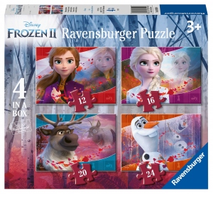 Puzzle Frozen II, 12/16/20/24 Piese