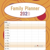 Grid Calendar 2020 Family Planner 30 x 30 cm