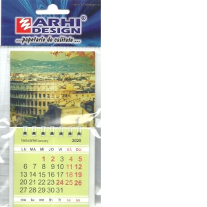 Calendar magnetic articulat S 2020, Colosseum