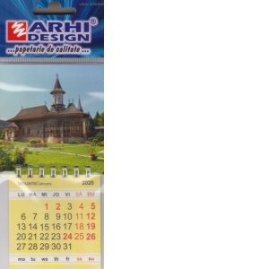 Calendar magnetic articulat S 2020, manastire
