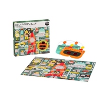 Puzzle pentru decodat, 100 piese - Robot Factory