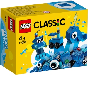 LEGO Classic - Caramizi creative albastre 11006, 52 piese
