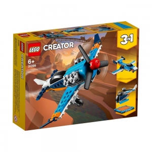 LEGO Creator 3 in 1 - Avion cu elice 31099, 128 piese