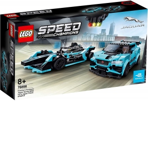 LEGO Speed Champions - Formula E Panasonic Jaguar Racing GEN2 & Jaguar I 76898, 565 piese