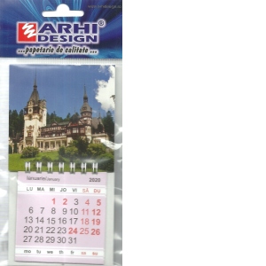 Calendar magnetic articulat S 2020, Castelul Peles