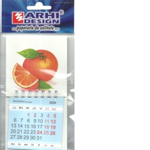 Calendar magnetic articulat S 2020, Portocale