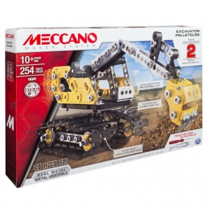 Meccano Kit 2 in 1 Excavator Buldozer
