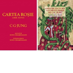 Pachet Carl Gustav Jung: Cartea Rosie Liber Novus si Ghid de lectura la Cartea Rosie
