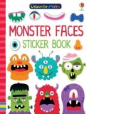 Monster Faces Sticker Book
