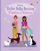 Sticker Dolly Dressing Puppies and Kittens