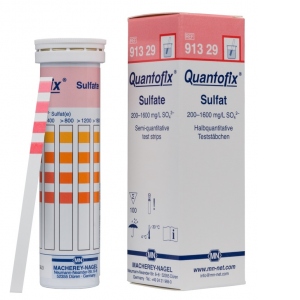 Benzi de testare Quantofix, Determinarea Sulfatului
