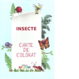 Insecte. Carte de colorat