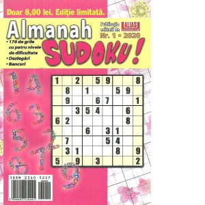 Almanah Sudoku, Nr.1/2020