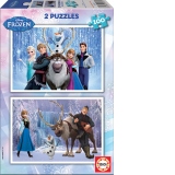Puzzles 2x100 Frozen