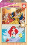 Puzzles 2x25 Disney Princess