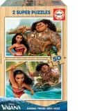 Puzzles 2x50 Vaiana / Moana