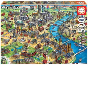 Puzzle 500 London map