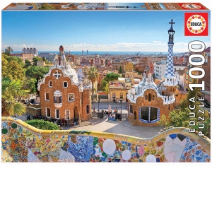 Puzzle 1000 Barcelona view from Park Guell
