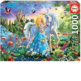 Puzzle 1000 The princess and the unicorn