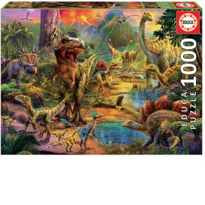 Puzzle 1000 Land of dinosaurs