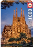 Puzzle Sagrada Familia, 1000 piese, include lipici puzzle (17097)