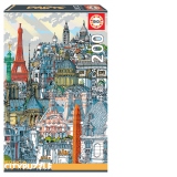Paris City Puzzle 200 pcs