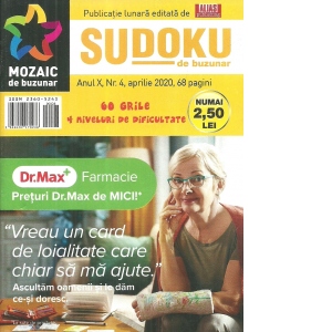 Sudoku de buzunar, Nr.4/2020