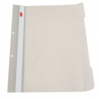 Set 50 bucati Dosare plastic cu sina Daco, gri