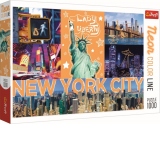 Puzzle Trefl 1000 New York Neon