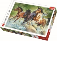 Puzzle Trefl 1500 Trei Cai Salbatici