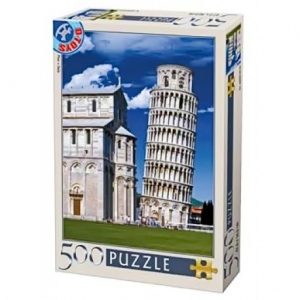 Puzzle 500 piese Peisaje de Zi - Turnul din Pisa