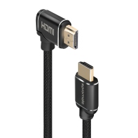 Cablu HDMI PROMATE ProLink4K1-300, 3m, unghi 90, negru