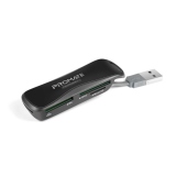 Cititor carduri Promate MiniReader-1 microSD, USB 3.0, negru