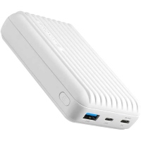 Baterie externa Promate Titan-10C 10.000 mAh, USB Type-C, Alba