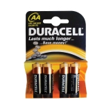 Baterii Duracell Basic AA R6 4 buc/um