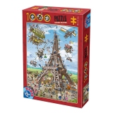 Puzzle 1000 Piese Cartoon Colections - Turnul Eiffel