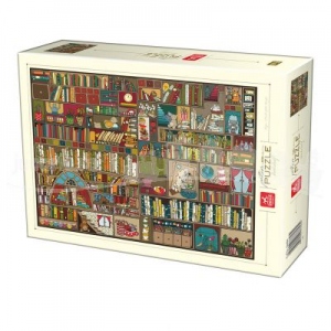 Puzzle 1000 piese - Pattern Bookshelf