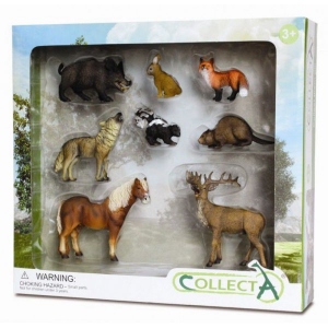 Set 8 figurine Animale din padure