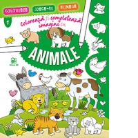 Coloreaza si completeaza imagini cu animale