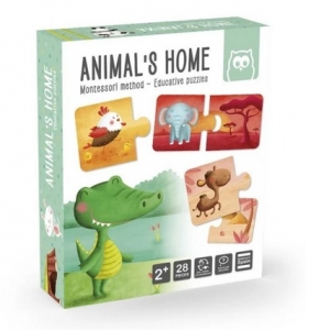 Puzzle Educativ Montessori  - Animale si mediul lor de viata