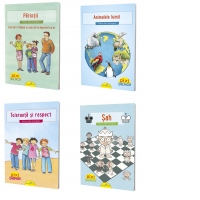 Pachet Pixi Stie-Tot (4 volume): 1. Parintii. Cum sa-i intelegi si cum sa te descurci cu ei; 2. Animalele lumii; 3. Toleranta si respect; 4. Sah