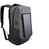Rucsac BaGz Solar, dimensiune 46 x 28 x 8,5 cm, culoare gri
