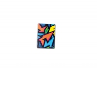 CAIET CU SPIRALA 10X14 CM 200F PATRATELE NEON ART