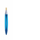 Pensula griffix, varf lat, par sintetic, culoare albastru, marimea 6